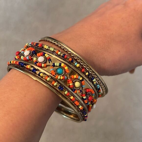 Bracelets stacking. total 12 bracelets - Picture 6 of 8